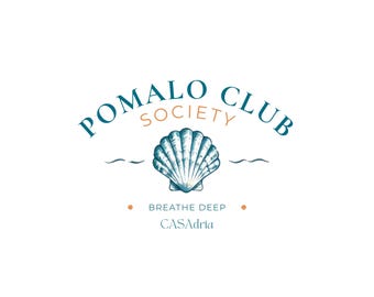 Pomalo Club Society – PNG print file with shell motif