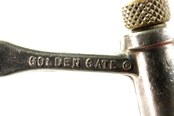 Vintage Draft Beer Golden Gate Tap Handle Keg Coupler Man Cave Hops Home Bar Accessories Taproom Pub Lounge Watering Hole