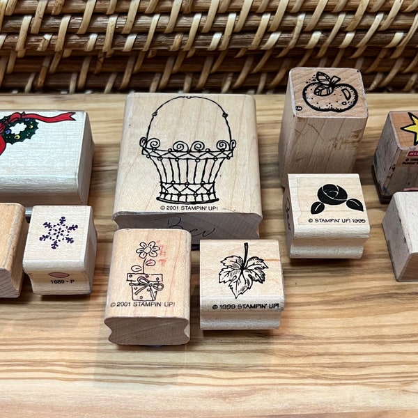 Rubber Block Stamps Etsy