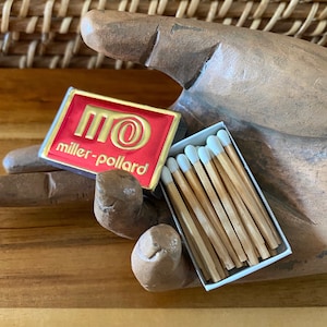 Ho Yuen Chinese Restaurant Wooden Red-tip Stick Matches Vintage Wooden  Matches Tobacco Smokers Candle Fireplace Flame Light Match 