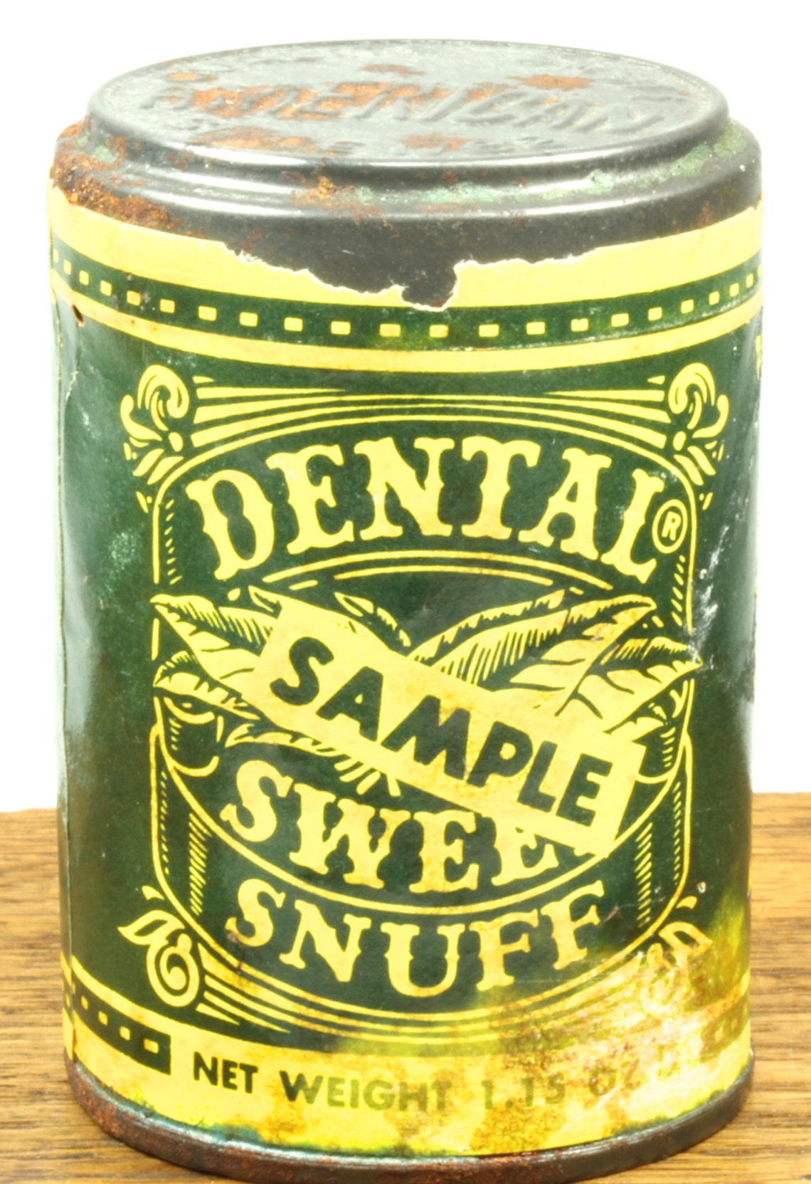 Antique Dental Sweet Snuff Chewing Tobacco Snuff Tin Sealed Etsy