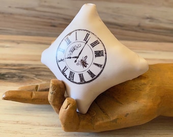 Small White Vintage Watch Pillow - Watch Pillow - Bracelet Pillow - Display Jewelry Pillow Watch Storage Pillow Wrist Watch Bracelet Pillow