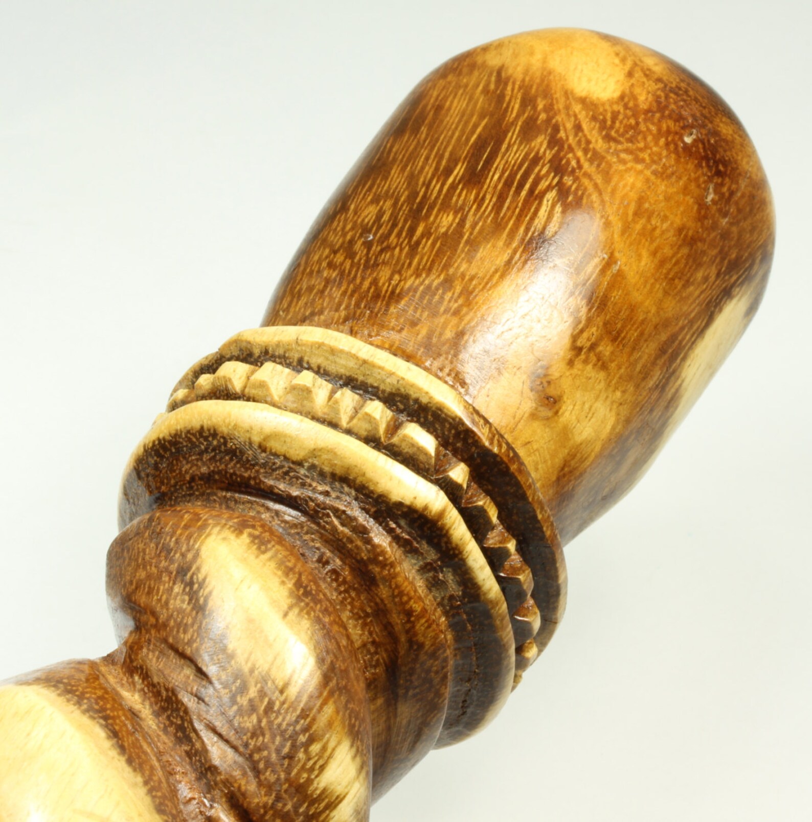 Hawaiian HandCarved Solid Koa Wood Tribal Walking Cane Etsy