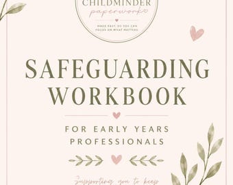 Safeguarding Workbook for Childminders | EYFS Ofsted Inspection Prep | 30 Safeguarding Questions | Early Years CPD
