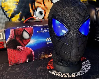 サム・ライミ版スパイダーマンマスク、フェイスシェルと3Dラバーウェブ