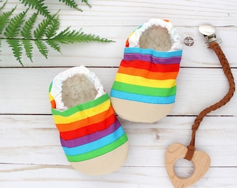 rainbow baby shoes - love wins baby gift - pride accessories - rainbow baby shower gift - gay pride shoes - kids gay pride clothing