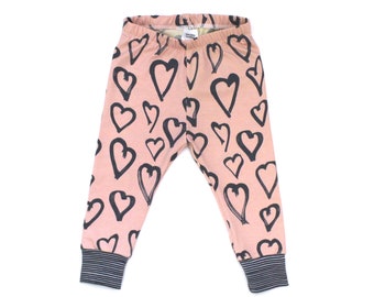 striped baby leggings monochrome pants toddler leggings | Etsy