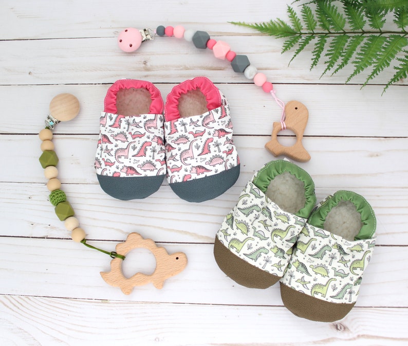 Green Dinosaur Baby Shoes Toddler Dinosaur Moccasins Green Etsy