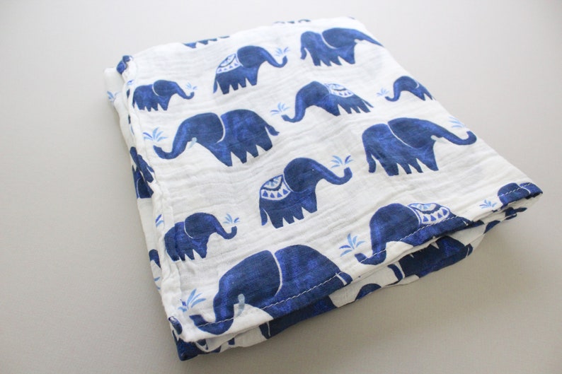 Elephant baby swaddle muslin swaddle blanket nursing cover ...