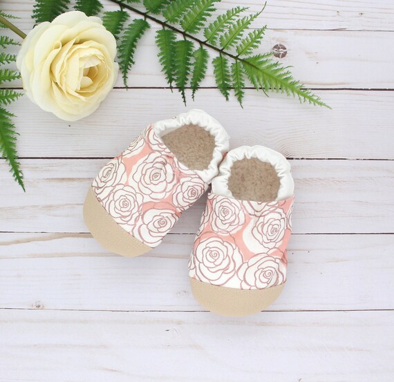 Rose floral baby shoes floral kids 