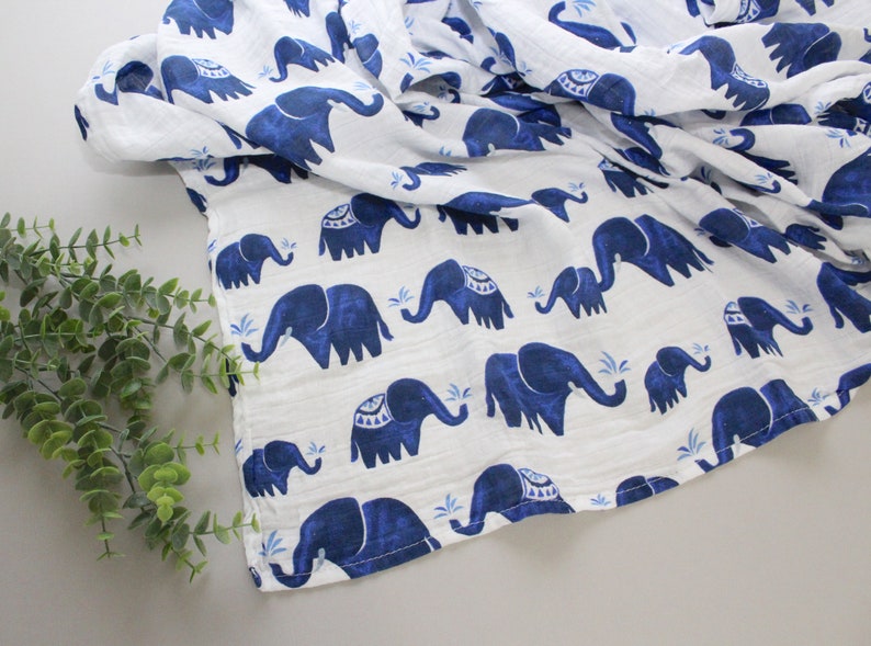 Elephant baby swaddle muslin swaddle blanket nursing cover ...