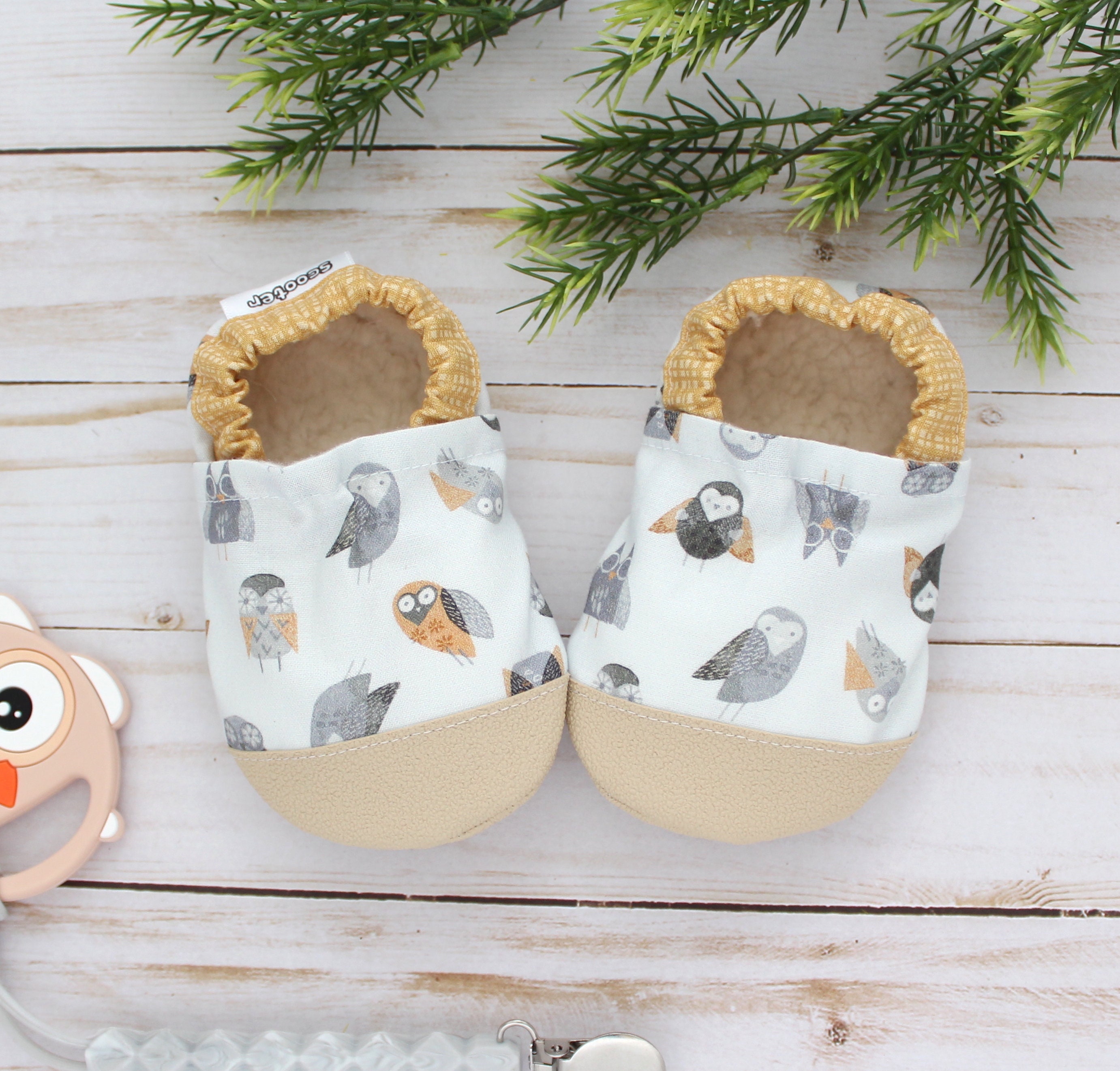 Girls store owl slippers