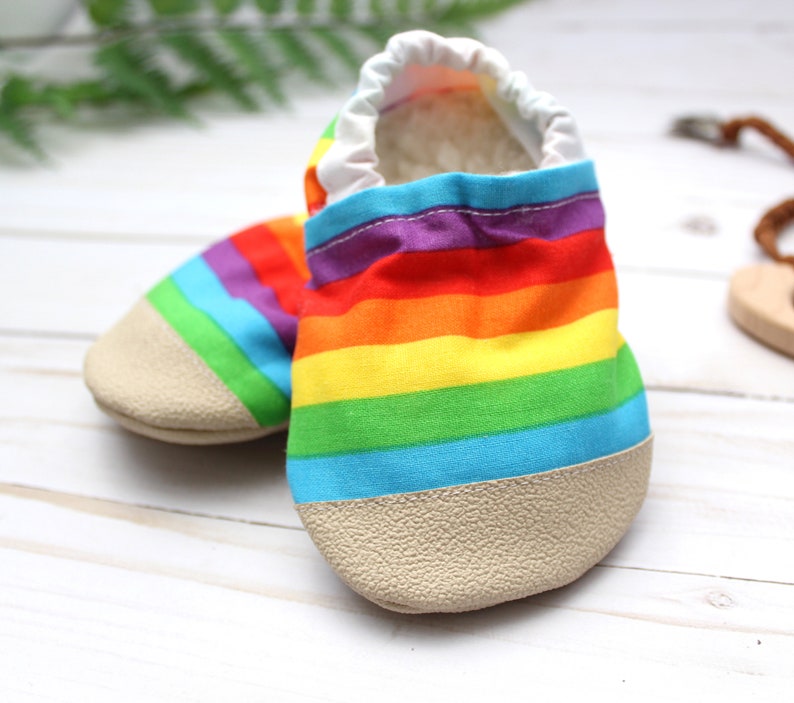 rainbow baby shoes love wins baby gift pride accessories rainbow baby shower gift gay pride shoes kids gay pride clothing image 2