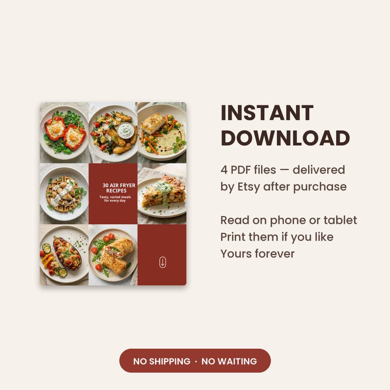 Recipe Ebook Bundle, 138 Healthy Recipes with Macros, Air Fryer Cookbook, Fall Meal Plan, Sugar Free Desserts, Sauces, Digital Download image 5