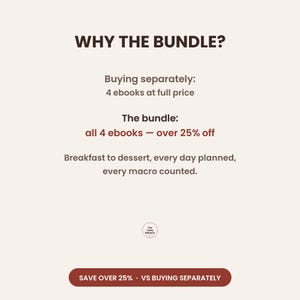 Recipe Ebook Bundle, 138 Healthy Recipes with Macros, Air Fryer Cookbook, Fall Meal Plan, Sugar Free Desserts, Sauces, Digital Download image 4