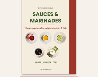 15 salsas y adobos rápidos para pollo, pescado y ensaladas (descarga en PDF)