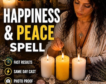 Rituel de bonheur et de paix - Lancé pour la joie intérieure, le calme, l'équilibre émotionnel, la sérénité et l'énergie positive