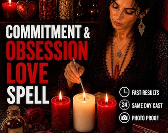 Feitiço de Amor para Compromisso - Feito para Fazer Ele se Comprometer, Lealdade Exclusiva, Devoção Profunda, Status do Relacionamento e FEITO NO MESMO DIA