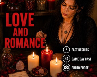 Feitiço de Amor e Romance - Lançado para Amor Apaixonado, Magnetismo Romântico, Conexão Profunda, Abertura do Coração, LANÇAMENTO NO MESMO DIA