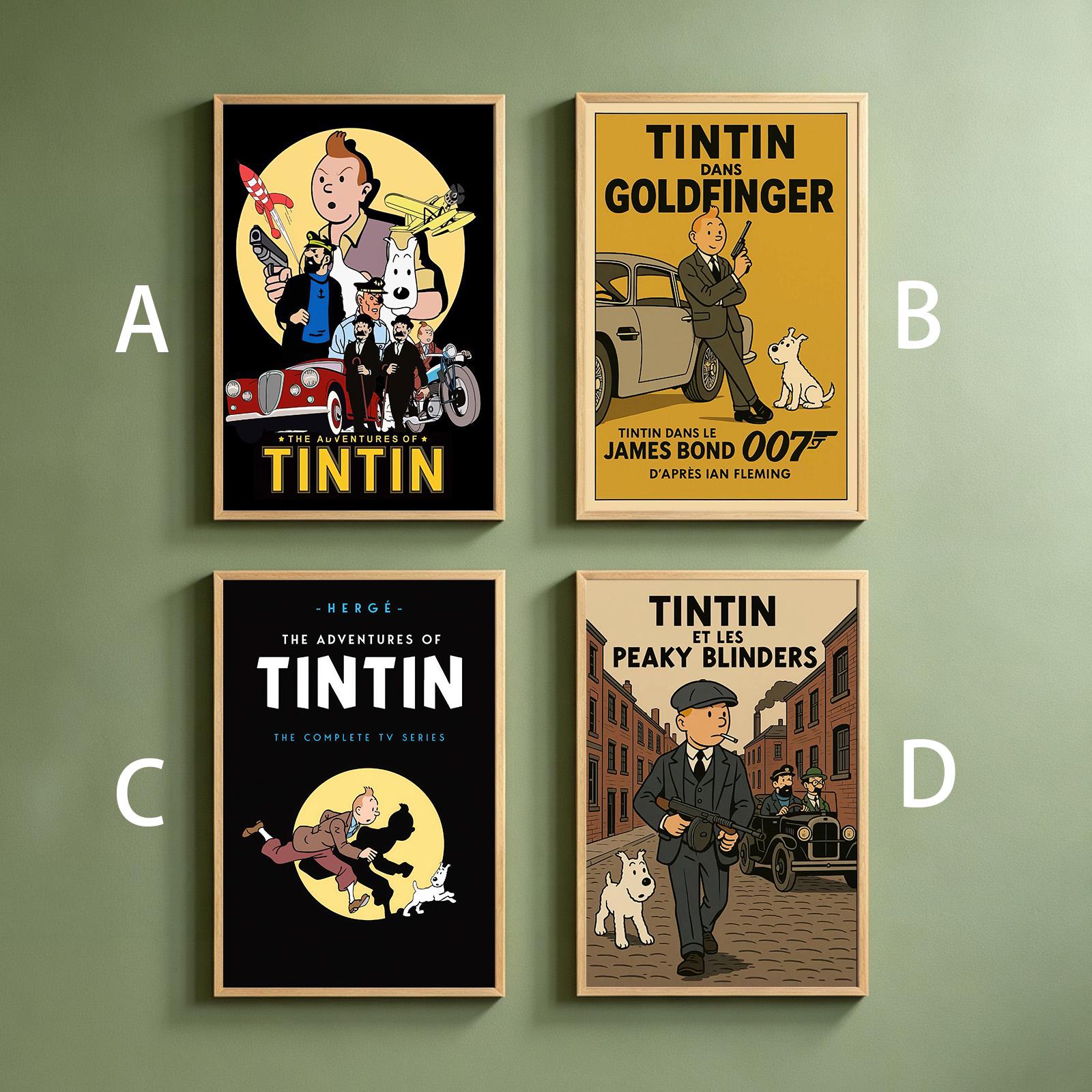 Tintin Movie Poster - Etsy