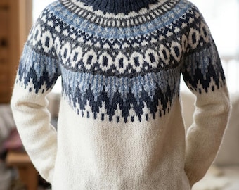 Women’s Knit Sweater, Loose Fit Long Sleeve Pullover, O Neck Casual Jumper, Cozy Autumn Winter Knitwear, Christmas Sweater