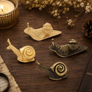 Tirador de caracol, tiradores de cajón únicos, pomo de latón, tiradores de cajón de latón, tirador con forma de animal, pomos para armarios, herrajes para armarios