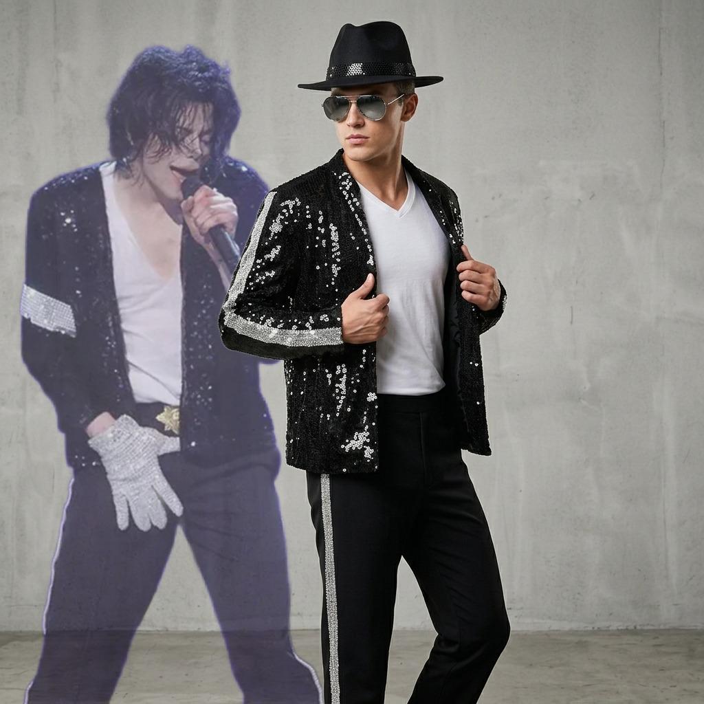 Michael Jackson Jacket Rhinestone - Etsy