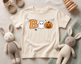 Halloween Boo Shirt, Halloween Ghost Shirt, Halloween Pumpkin Shirt, Kids Halloween Shirt, Spider Halloween Shirt, Toddler Halloween Shirt