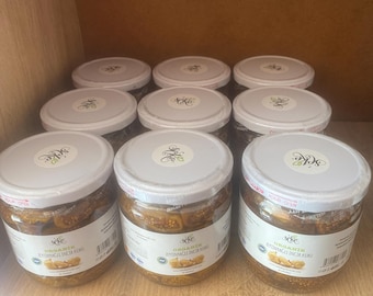 Biologische gedroogde vijgen in olijfolie 450 g | Turkse vijgenjam, broodbeleg