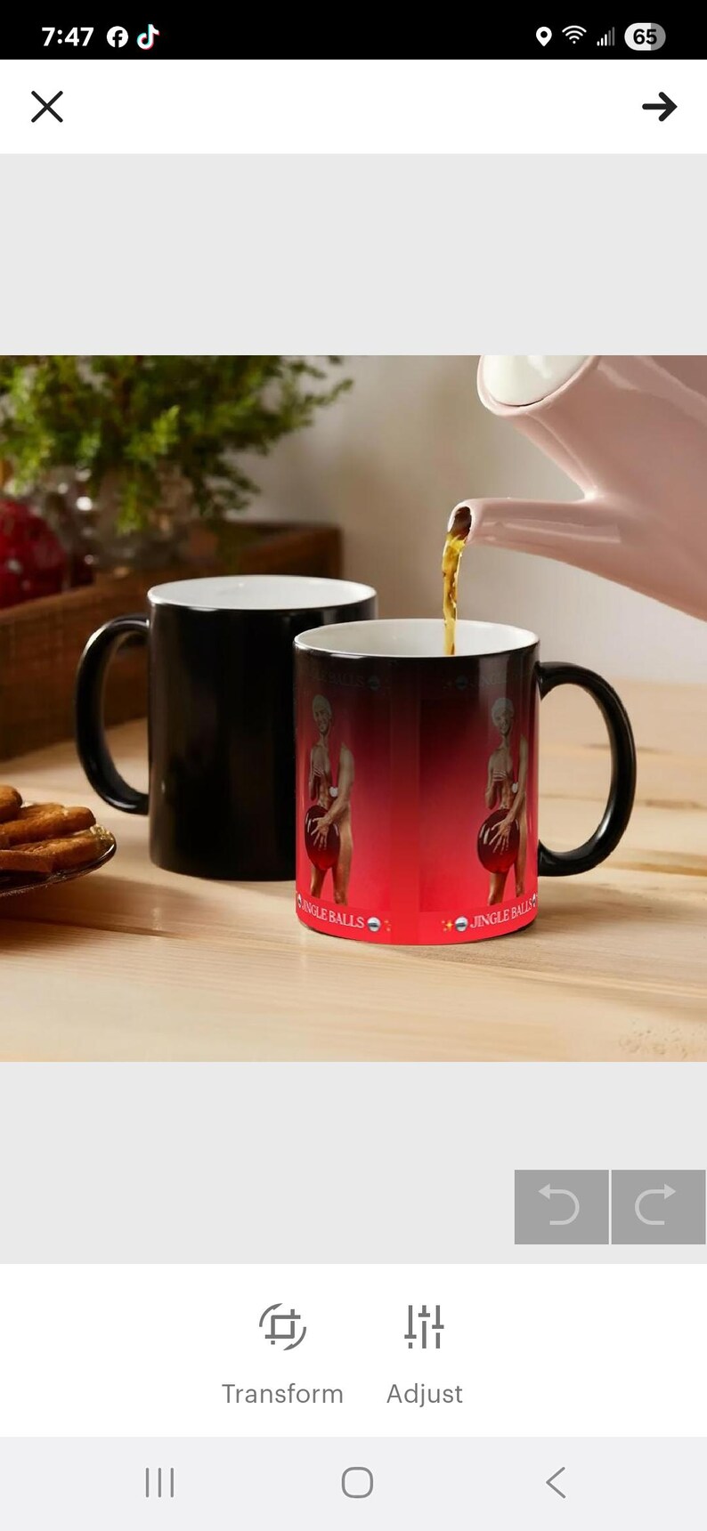 Heat Activated Photo Mug, Color Changing Mug, Magic Mug, Custom Text Personalized Microwave Safe Mug, Surprise Gift, Black and White Mug image 10