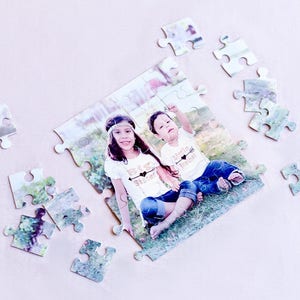 Custom Photo Puzzle - Picture Puzzle - Christmas Gift for Kids - Custom Children Gift - Wedding Puzzle - Bridesmaids Puzzle - Custom gift image 5