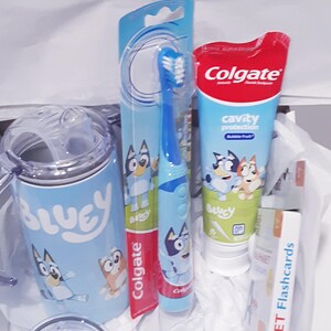 Bluey Gift Set for Kid's Birthday, Christmas Blue Dog Self Care ...