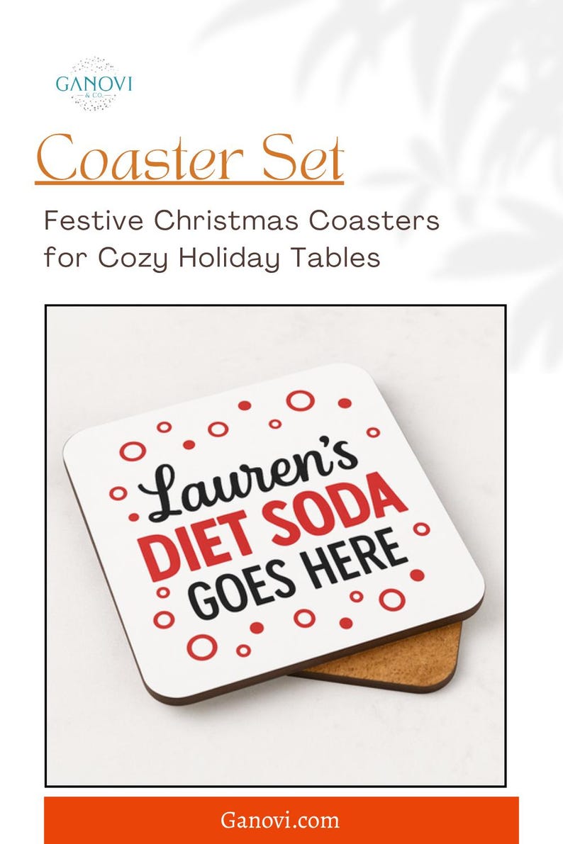 Posavasos personalizado para bebidas, regalo divertido para café, vino o refresco para amigos con nombre imagen 8