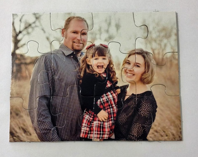 Custom Photo Puzzle - Picture Puzzle - Christmas Gift for Kids - Custom Children Gift - Wedding Puzzle - Bridesmaids Puzzle - Custom gift