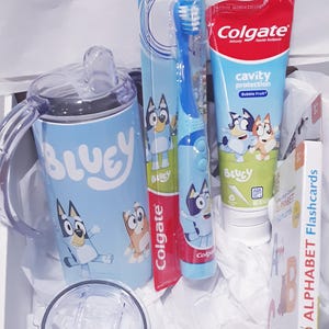 Bluey Gift Set for Kid's Birthday, Christmas Blue Dog Self Care ...