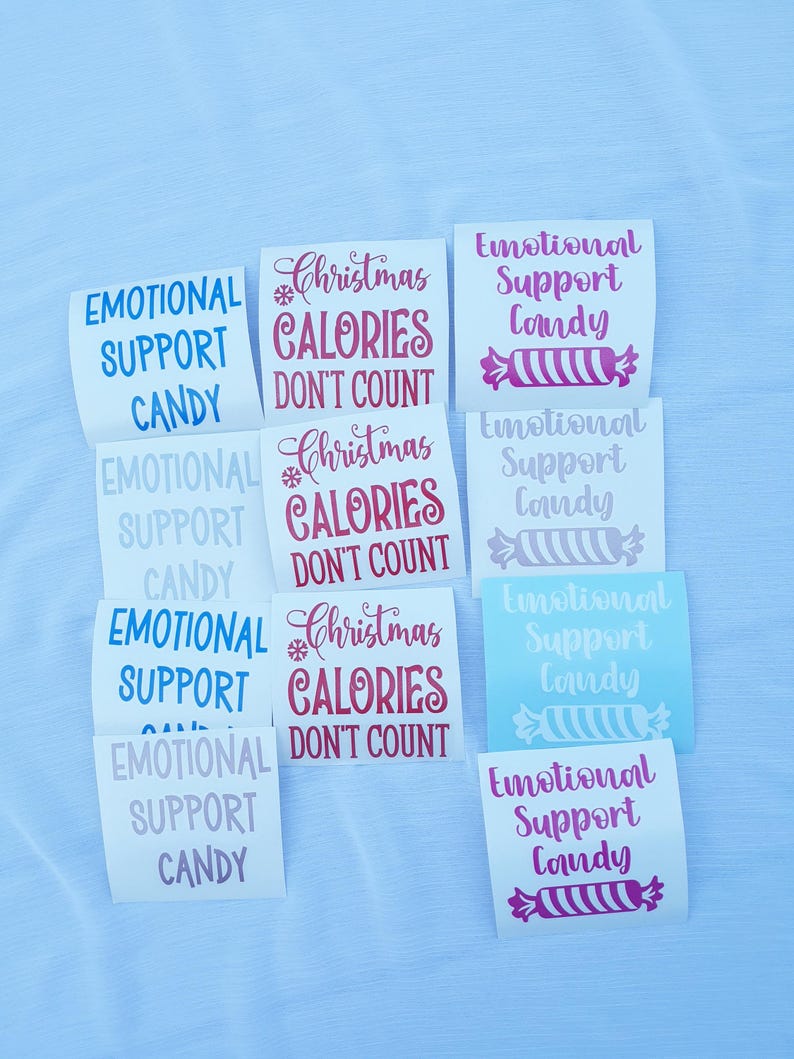 Custom Candy Jar Vinyl Decal: Personalized Treat Jar Sticker image 3