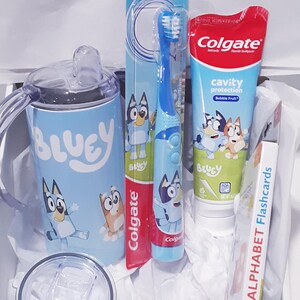 Bluey Gift Set for Kid's Birthday, Christmas Blue Dog Self Care ...