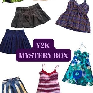 Y2K Mystery Box, Y2K Clothing Box, 2000s Fashion Mystery Box, Y2K Aesthetic, Vintage Mystery Box, Y2K Outfit, Surprise Box