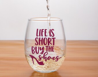 tennis shoes with wine glasses on them