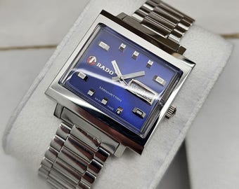 1992 Seiko Quartz Tank Watch, Pinstripe Dial, Yellow Gold-plated