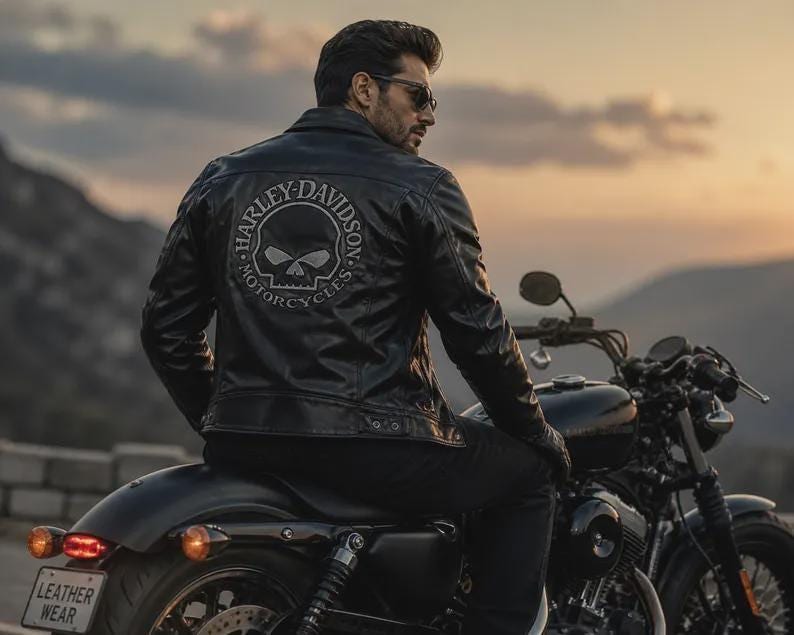 Harley davidson willie g leather jacket - Etsy 日本