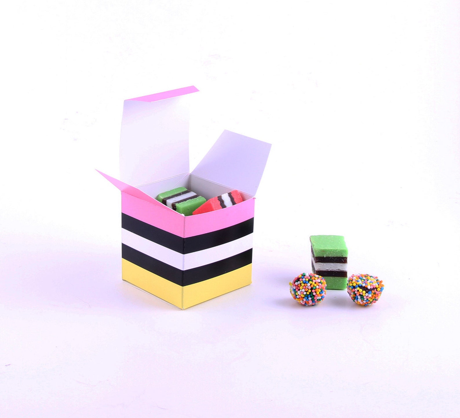 Liquorice Allsorts Favor Box Kids Party Favors Kids Party ...
