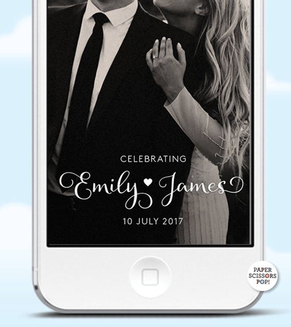 Wedding Geofilter, Elegant Snapchat Filter, Custom Filter Wedding Calligraphy Wedding Filter, Snapchat Wedding Filter, Boho Geofilter Il_570xn