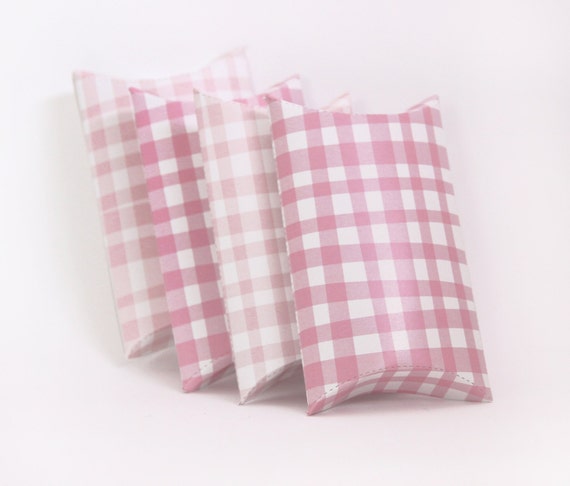 pink gingham baby shower decorations