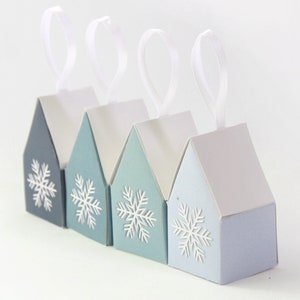 Faveurs de Noël Boîtes de bonbons de bricolage imprimables Décor de Noël, Calendrier de l’Avent, Faveurs de mariage d’hiver, Boîte cadeau de Noël, Décoration de sapin de Noël