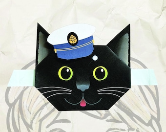 Cat Headbands Craft Kid Activity Printable Digital Download