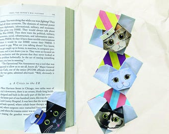 Cat Bookmarks Kid Activity Printable Digital Download