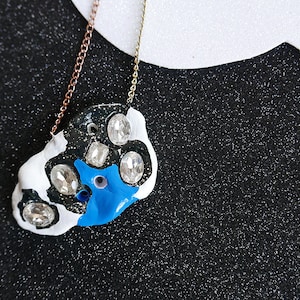 UTHA Necklace LIBONY | Contemporary art jewelry | Art statement necklace