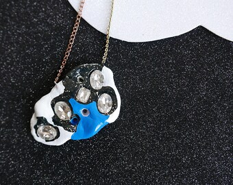 UTHA Necklace LIBONY | Contemporary art jewelry | Art statement necklace