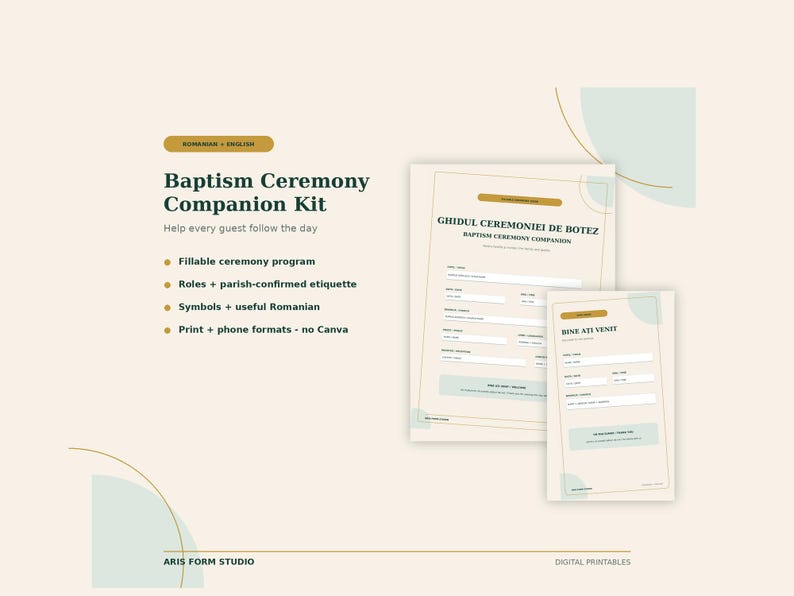 Baptism Ceremony Companion Kit